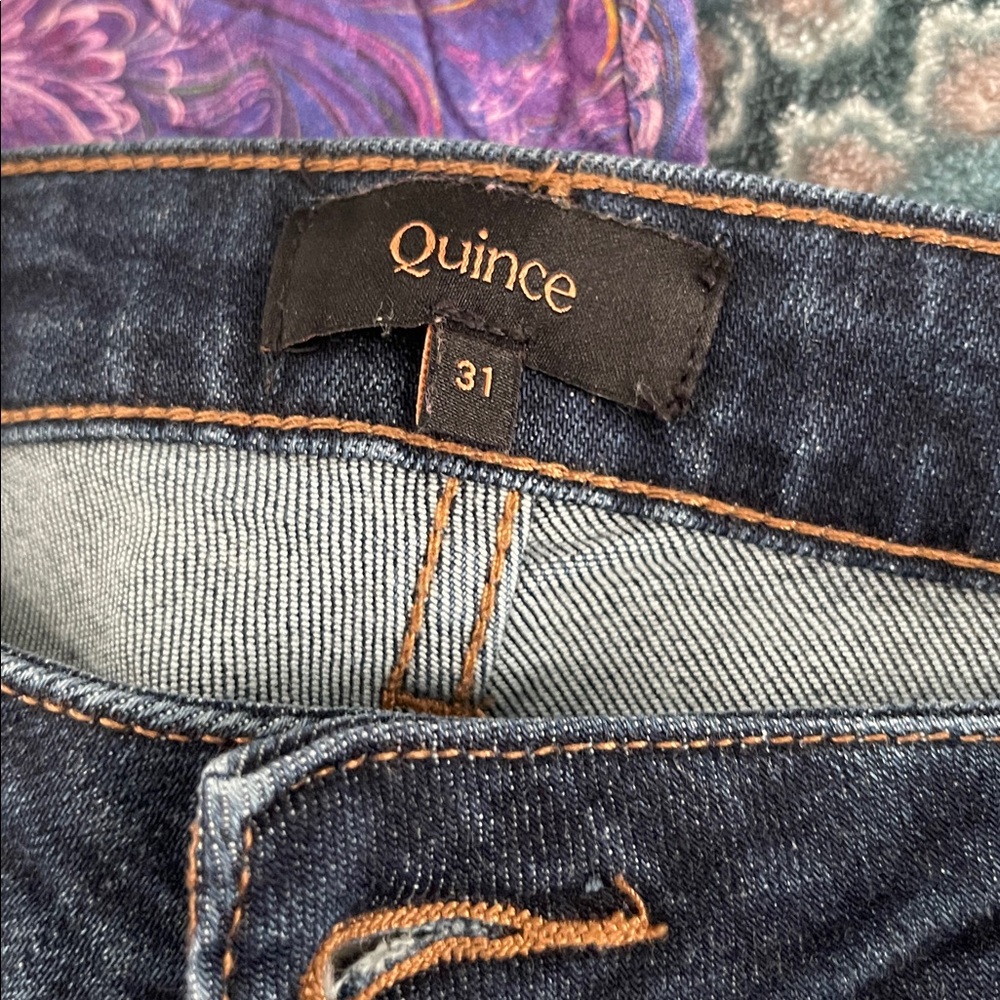 Quince Dark Blue Straight Leg - Picture 4 of 4